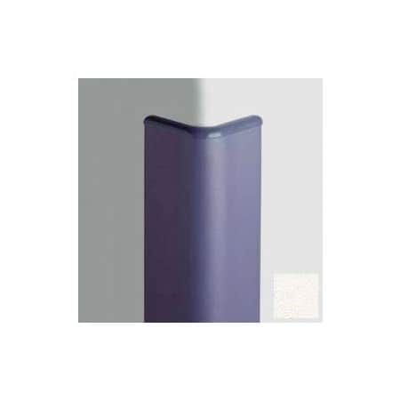 Pawling Surface Mounted Corner Guard Bullnose 90Deg, 3'' Wings, 12'H W/Caps, WH CG-30-12-10